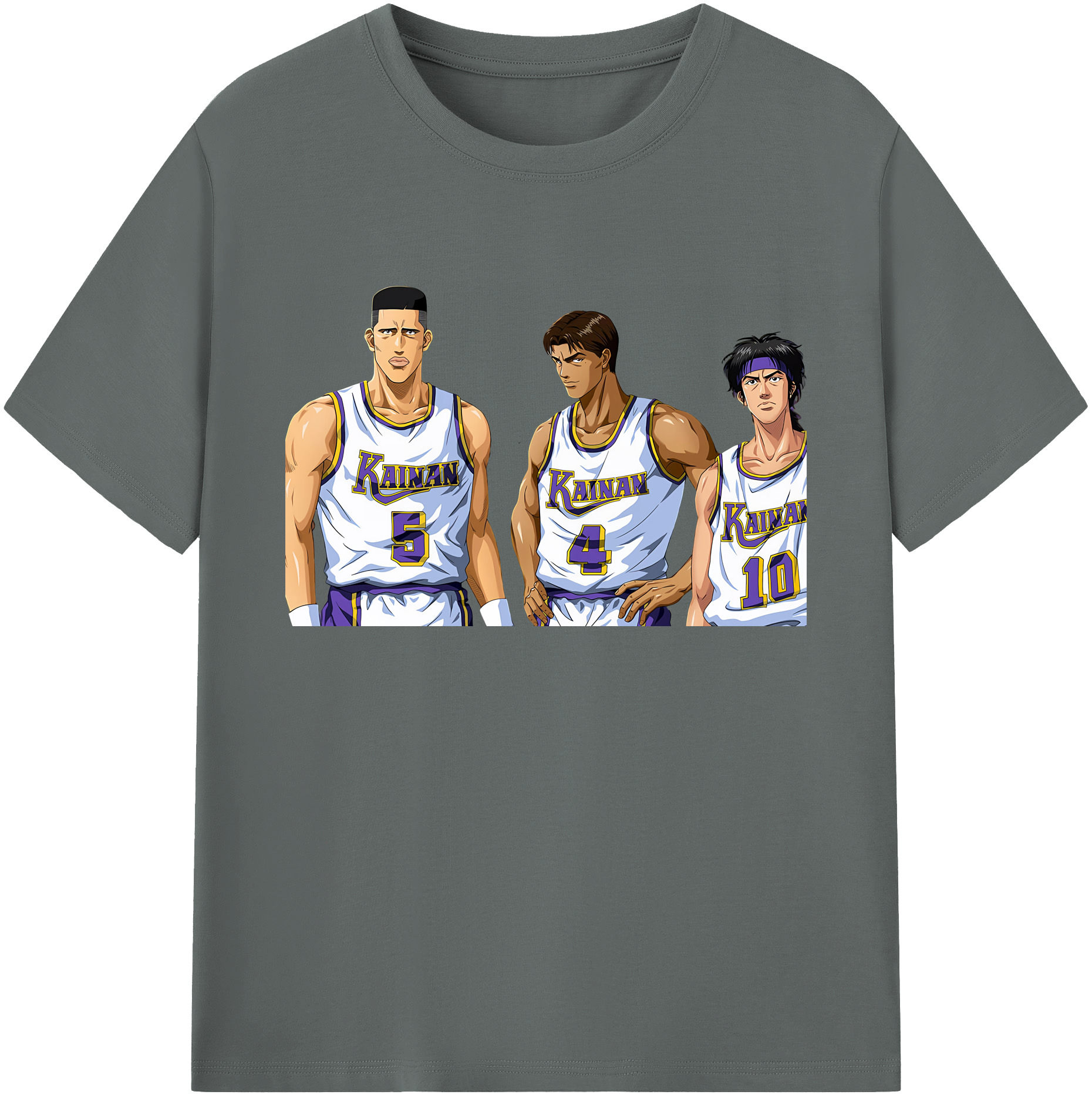 （画像用） SLAM DUNK／スラムダンク 綿100％ メンズ半袖Tシャツ｜肌触りやわらか＆通気性